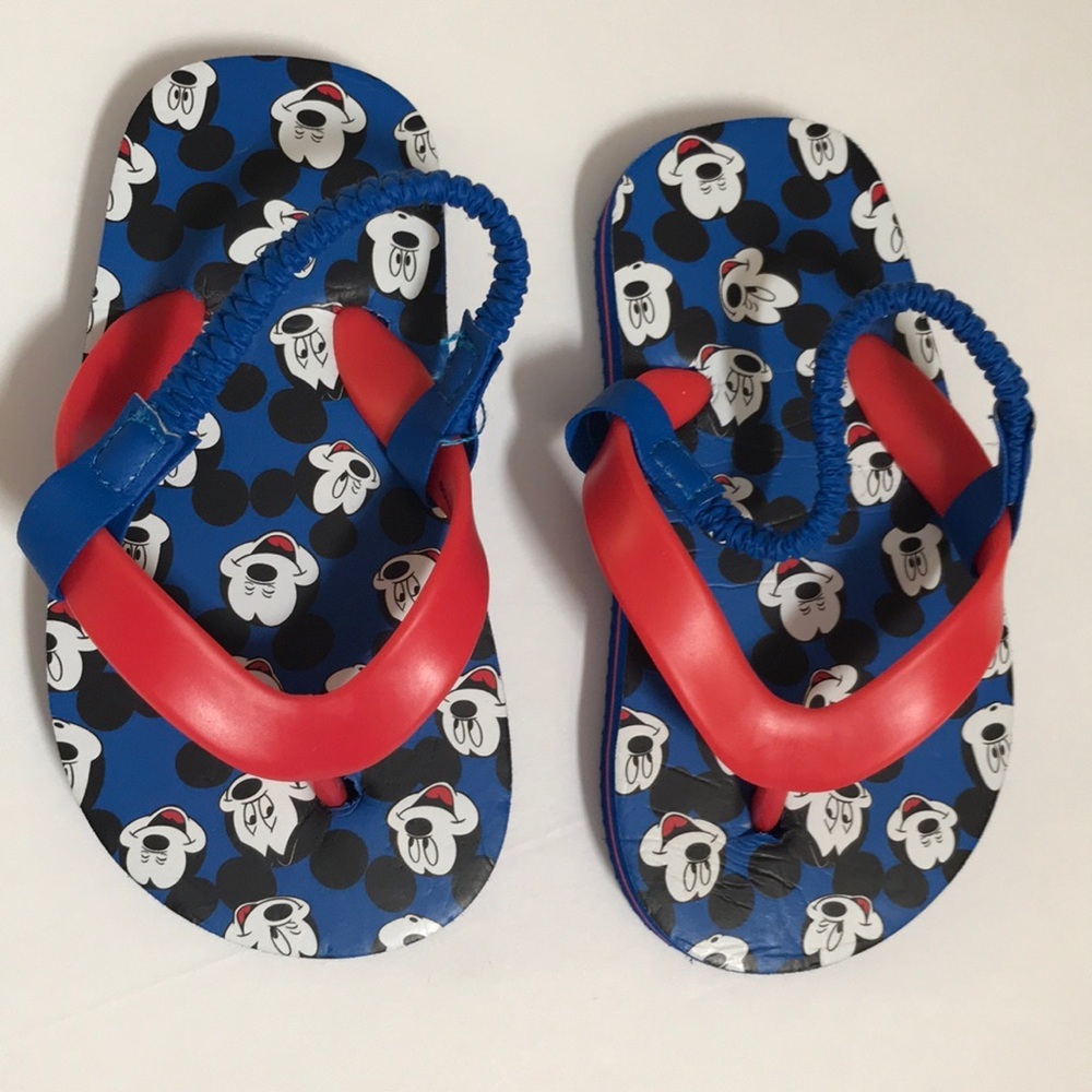 Toddler Disney Flip Flop  Mickey Mouse Size 5/6